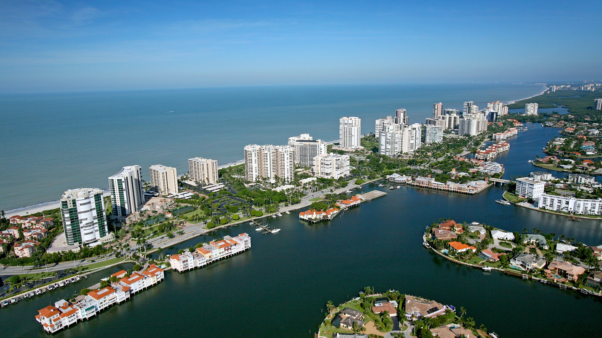 Lutgert Developement aerial of condo developments by Lutgert