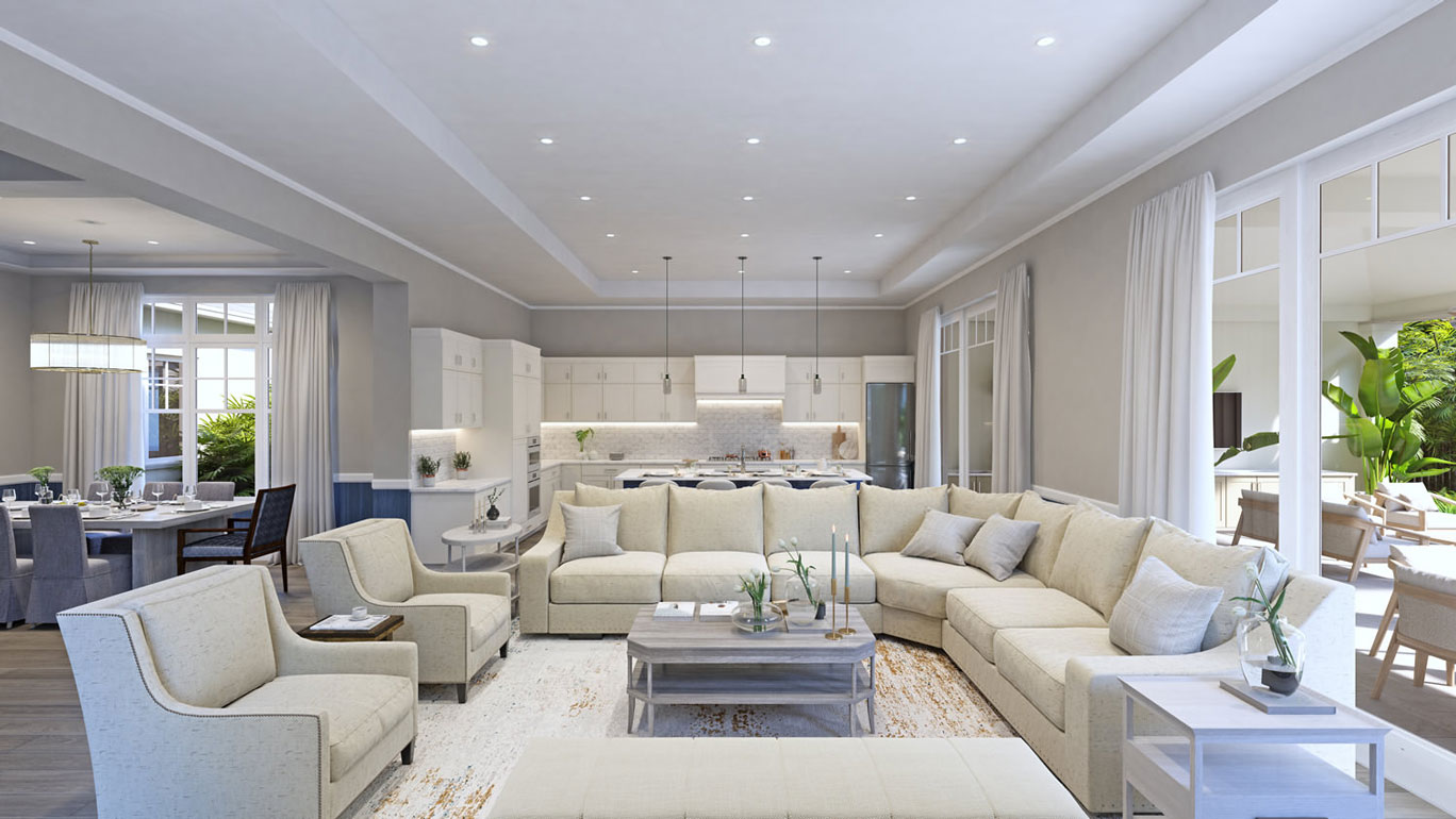 Surfsedge at Indian River Shores Living Room