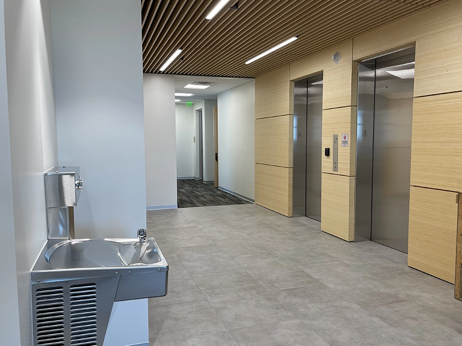 Elevators at the Lutgert Professional Center