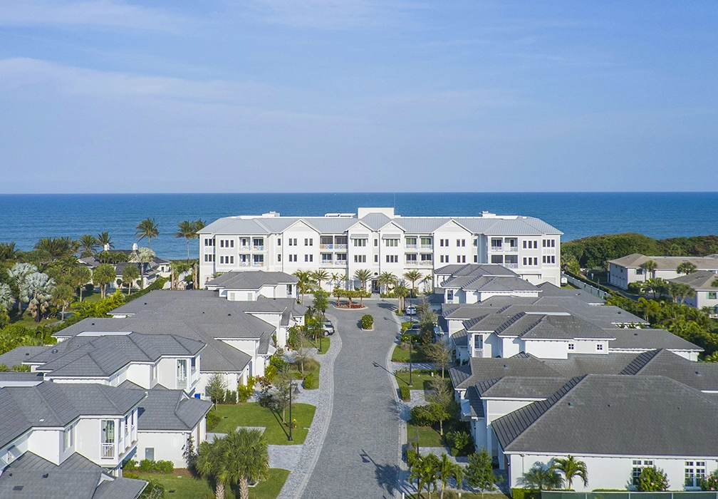 aerial of Surfsedge at Indian River Shores